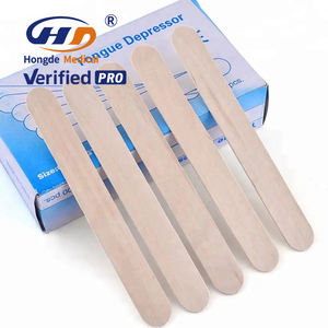 Krankenhaus gebrauch Bambus Holz zungen spatel Großhandels preis Einweg-Zungen spatel - Product Image 1