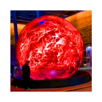Affichage électronique flexible à 360 degrés Écran d'affichage publicitaire enroulable Mur vidéo LED extérieur Écran d'intérieur LED SDK intérieur