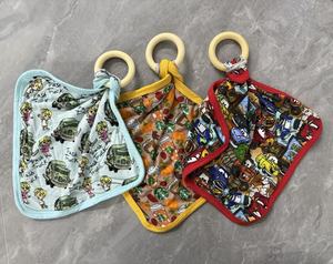 RTS pronto per la spedizione di morbido bambino Lovey Bamboo Loveys per il neonato prezzo speciale per il tesoro - Product Image 5