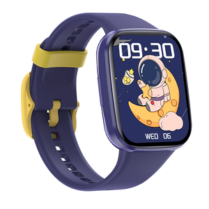 Montre connectée pour enfants Android, écran TFT carré de 1,69 pouces, étanche IP67, réveil, calendrier, suivi du sommeil, <span class=keywords><strong>musique</strong></span> magnétique - Product Image 2