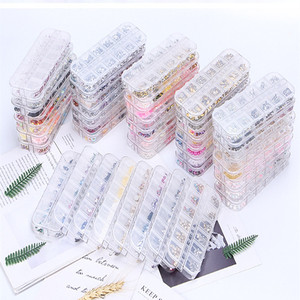 Adornos de Uñas 3D de Alta Calidad, 12 Compartimentos/Caja, Cristales Brillantes, Diamantes de Imitación, Decoraciones Mixtas para Uñas - Product Image 3