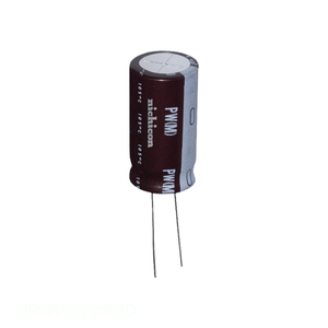 ตัวเก็บประจุแบบ Through Hole รุ่น Original CAP ALUM 2200UF 20% 35V RADIAL 2200 uF UPW1V222MHD - Product Image 1