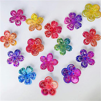 Top Vente LED Décorations De Fleurs Multicolore Rougeoyant Creux Fleur Veilleuse pour Néon Fête Fête D'anniversaire Festive