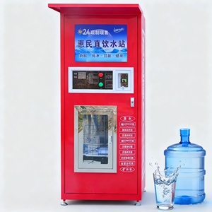 Máquina Expendedora de Agua Purificada por Ósmosis Inversa Avanzada Personalizada para Uso Comercial en Exteriores que Ofrece Agua Potable Segura - Product Image 4