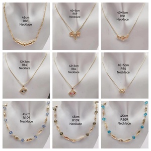 Collana Xuping in oro 24K, nuovo stile, gioielli per <span class=keywords><strong>donna</strong></span> - Product Image 3