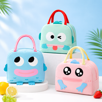 Sacs à lunch isothermes portables en polyester avec fermeture éclair pour filles et femmes, écologiques, durables, pour repas bento, avec doublure en aluminium
