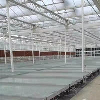 Table mobile ABS de qualité supérieure pour l'agriculture hydroponique, avec système d'irrigation par flux et reflux, pour une distribution d'eau constante