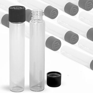 Tubos de rollo de vidrio Pr Tapa acanalada 115mm A prueba de olores Ci Gar Soporte Tubo enrollado de botella con tapa de rosca resistente a los niños - Product Image 4