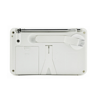 Radio portable vintage de marque allemande, mini horloge de chantier, alarme, rechargeable, décodeur SW/AM/FM TV DAB+ DAB Plus