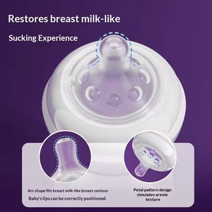 Biberon pour bébé en silicone PP <span class=keywords><strong>anti</strong></span>-<span class=keywords><strong>colique</strong></span>, sans BPA, OEM ODM, <span class=keywords><strong>bio</strong></span>, à prix réduit - Product Image 3