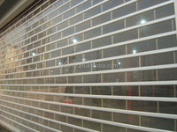 Lamelle en polycarbonate (PC) cristallin haute transparence résistante aux UV pour porte à enroulement / sécurité de vitrine / usage commercial