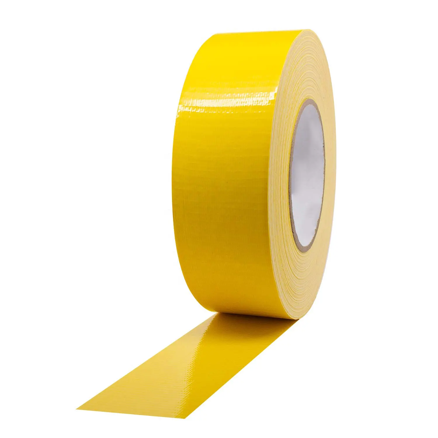 Nature Rubber Colored Yellow Strong Adhesive Fabric Decorative Polyethylene Coated Cloth Duct Tape