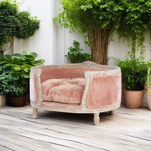 Eco-friendly <strong>Wood</strong> European-Style Carved <strong>Dog</strong> Nest Cat Nest Pet Sofa Pet <strong>Bed</strong> for Small Animals Wholesale and Retail Available - Product Image 4
