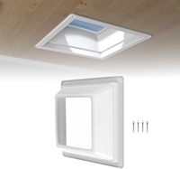 Dôme intérieur de lanterneau de camping-car résistant aux UV, ouverture 14"x14", pièce de rechange pour remorque/camion à quinze roues, accessoires de camping-car