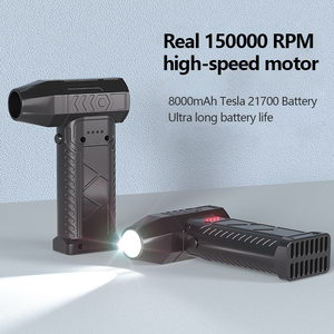 מאוורר טורבו כף יד נייד במהירות גבוהה 150000 prm 50 m/s מהירות אבק אבק ניקוי - Product Image 5