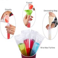 Recycler Jetable de Fabrication De Crème Glacée Glace Bâton de Bruit Fabricant Pratique DIY Popsicle Sacs