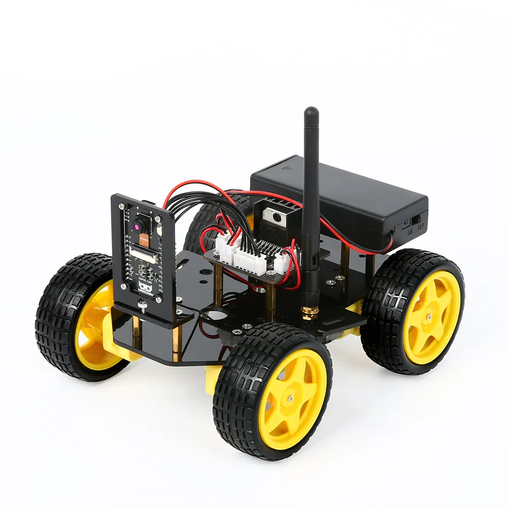 Kuongshun Open Source Programmering Project Met Tutorial Esp32 Camera Robot Auto Kit Voor School Stam Leren