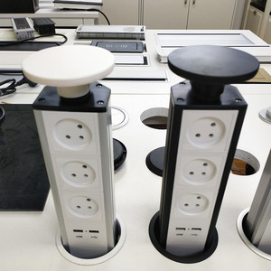 Israel Power Outlet Bếp Tay Kéo Lên Ổ Cắm Của Nhãn Hiệu Flip Ổ Cắm/Ẩn Máy Tính Để Bàn Gắn Power Strip Tower USB Ổ Cắm - Product Image 5