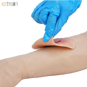 Kit de Modelo de Herida por Mordida Adhesiva de Silicona, Molde de Herida Adhesiva para Entrenamiento de Emergencia y Cursos de Primeros Auxilios - Product Image 5