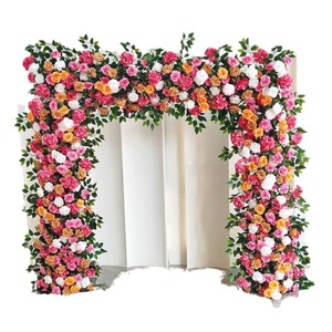 Arco Rectangular para Boda, Arco de Flores de Seda, Arco de Flores Coloridas para Decoración de Bodas - Product Image 2