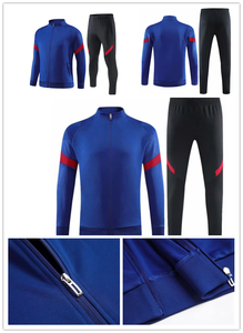 <span class=keywords><strong>Pantaloni</strong></span> a maniche lunghe da esterno blu nero da allenamento quick dry tight running sports - Product Image 2