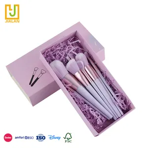 Top Supplier Custom Cardboard Paper Gift Box Makeup Brush Tools Wallet Set Packaging Box Case Lid and Bottom
