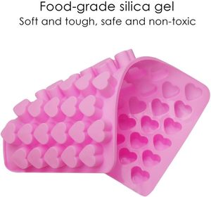 Molde de Silicona para Hornear en Forma de Corazón, de Grado Alimenticio, con Logotipo Personalizado, Precio de Fábrica, para Suministros de Repostería de Marca - Product Image 2