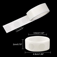 Autocollants adhésifs double face, points adhésifs ronds amovibles, points adhésifs transparents sans trace, points adhésifs imperméables, petits autocollants
