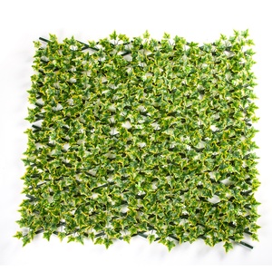 ZC vente en gros <span class=keywords><strong>artificielle</strong></span> herbe verte feuille fleur clôture Extensions télescopique confidentialité Simulation clôture pour maison <span class=keywords><strong>jardin</strong></span> en plastique - Product Image 6