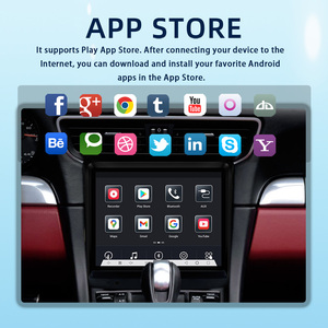 Porsche Boxster911 (2012-2017) için 8.4 inç Dokunmatik Ekranlı Android13 Araç Videosu, Dahili Kablosuz Multimedya GPS Navigasyon Araç DVD Oynatıcı - Product Image 2