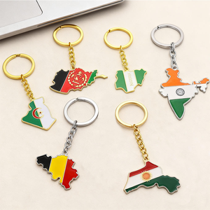 World 2026 Cup Emblem Keychain Pvc 2D3D Engraved Trophy <b>Key</b> <b>Ring</b> <b>Custom</b> Keychain Fan Souvenir - Product Image 3