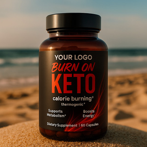 Capsules Keto Burn <span class=keywords><strong>pour</strong></span> la perte de poids, pilules Keto avec formule brûle-graisses BHB <span class=keywords><strong>pour</strong></span> régime cétogène, complément minceur - Product Image 1