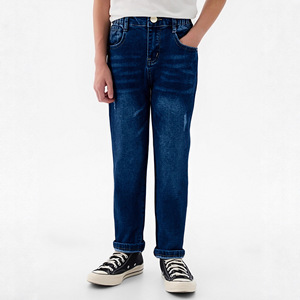 Vêtements pour enfants, <span class=keywords><strong>pantalon</strong></span> en jean décontracté pour garçons, en coton uni, délavé, <span class=keywords><strong>déchiré</strong></span>, style streetwear, coupe slim, pour 4 ans - Product Image 3