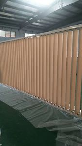 קיר פאנל עם רפפות אלומיניום עם להב רפפות רפפות אוטומטיות מתכווננות רפפות שמשייה מאלומיניום - Product Image 6