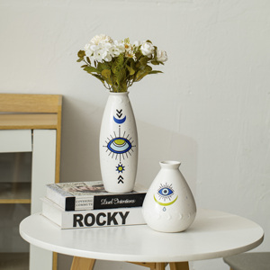 Ý Tưởng Sản Phẩm Mới Bình Hoa Gốm Bắc Âu Hiện Đại 2022 Với Hoa Nhân Tạo Để Trang Trí Nhà Cửa - Product Image 1