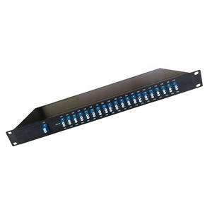 1U Châssis Rack Mount Gaussian Athermal AWG WDM Module100G DWDM 40CH Passive Mux Demux 100Ghz 40 Canaux - Product Image 2
