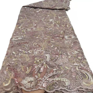 Tecido de malha três dimensionais feita à mão, tecido de malha lantejoulas vestido de noite - Product Image 4