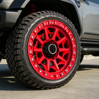 Jantes de voiture en alliage d'aluminium tout-terrain, design concave profond 4x4 pour véhicules tout-terrain et véhicules tout-terrain en conditions difficiles