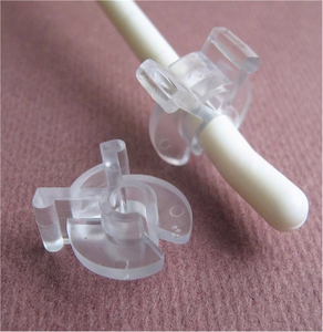 500 Pieces Inventory Control Clips Round Pegboard <b>Hook</b> Stoppers Accessories Fits 5mm to 7mm Diameter <b>Plastic</b> or Metal <b>Hooks</b> - Product Image 4
