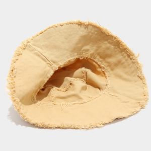 Sombrero de Pescador Retro INS para Mujer con Parche de Letras, Bordado 3D, Borde Deshilachado, Moda Urbana, para Principios de Otoño, Vacaciones, Sol y Verano - Product Image 4