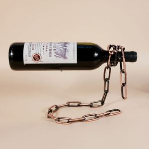 Wholesale Creative Floating Display Standing <b>Red</b> Wine Holder for Home Decoration - Product Image 2