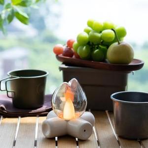 Lámpara de Mesa con Diseño de Fuego de Leña, Luz Nocturna Vintage, Estética y Realista, Lámpara de Noche para Mesita de Noche o Escritorio, 2 Modos, para Dormitorio, Habitación Infantil o Guardería - Product Image 3