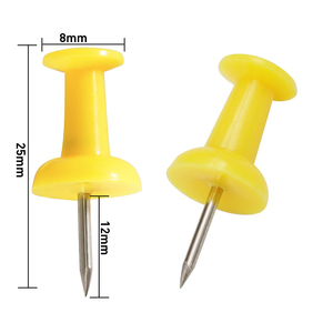 Foska, colores brillantes, 25mm, tamaño estándar, cabeza redonda <span class=keywords><strong>de</strong></span> plástico liso, pasadores <span class=keywords><strong>de</strong></span> estilo Vintage hechos a mano para proyectos <span class=keywords><strong>de</strong></span> <span class=keywords><strong>collage</strong></span> artístico - Product Image 3