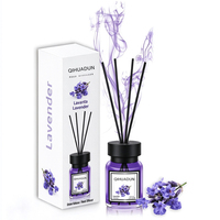 Diffuseur de roseaux à la lavande longue durée, diffuseur de parfum floral apaisant pour la maison, adapté à l'aromathérapie à domicile, chambre, hôtel, spa