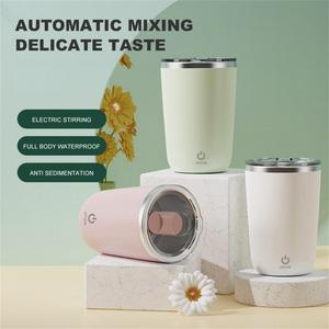 Taza autoagitadora automática de 350ml, taza magnética recargable de acero inoxidable 304, taza mezcladora de leche, mezclador inteligente, botella Tornado de agua - Product Image 3