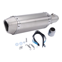 Silencieux d'Échappement Universel pour Moto de 51 MM avec DB Killer, Compatible R15 Tmax500 FZ6 Mt07 Er6n Gsxr150 GSXS125 MT03 ZX25R G310R CB150R