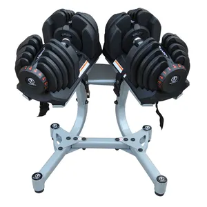 Einstellbare Hantel 5-40kg Wählbares Zifferblatt 15 verschiedene Gewichte Home Gym Fitness Training