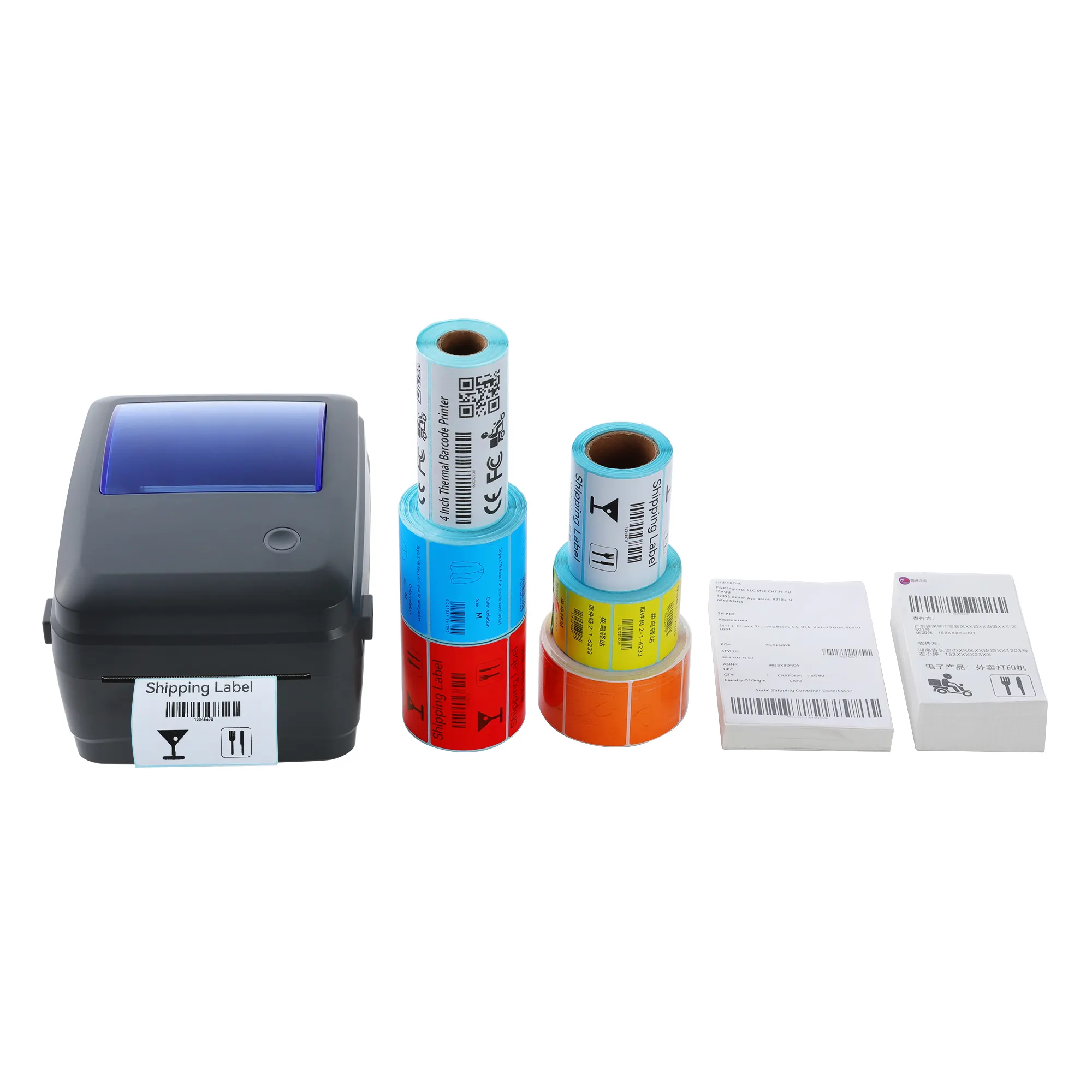 Impresoras de etiquetas de escritorio Máx. Ancho de impresión 4 pulgadas Resolución 203 DPI Ebay UPS LABEL Impresora térmica