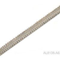 Accessoires de vêtements de bricolage à sangle tressée multicolore de 33mm, décoration de chapeau haut de forme, couture, textile, dentelle mille-pattes