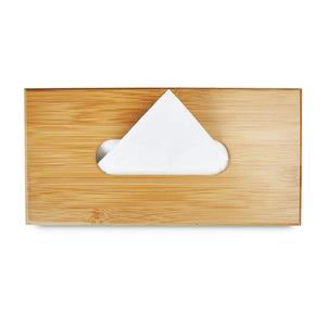High Quality Bamboo Paper Tissue Holder Box <b>Napkin</b> <b>Dispenser</b> Holder - Product Image 4